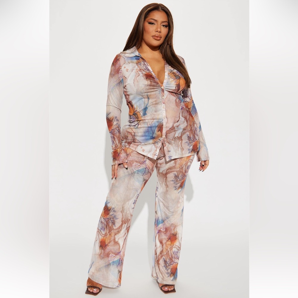 Two Piece Pants Set